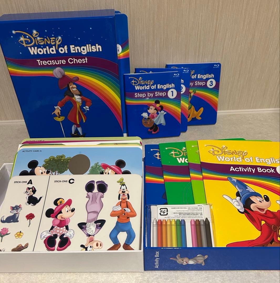 Disney World of English 知育玩具　絵本　Blu-ray