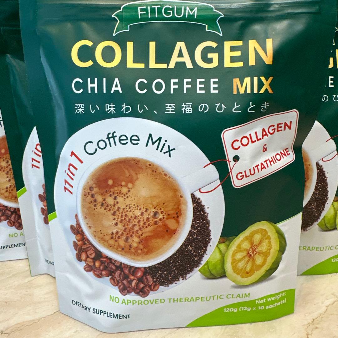 コーヒー FITGUMCOLLAGENCHIACOFFEEMIX120g 5set