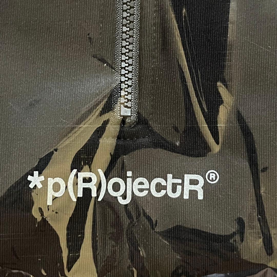 *p(R)ojectR® シルバーロゴ ハーフジップ Mサイズ