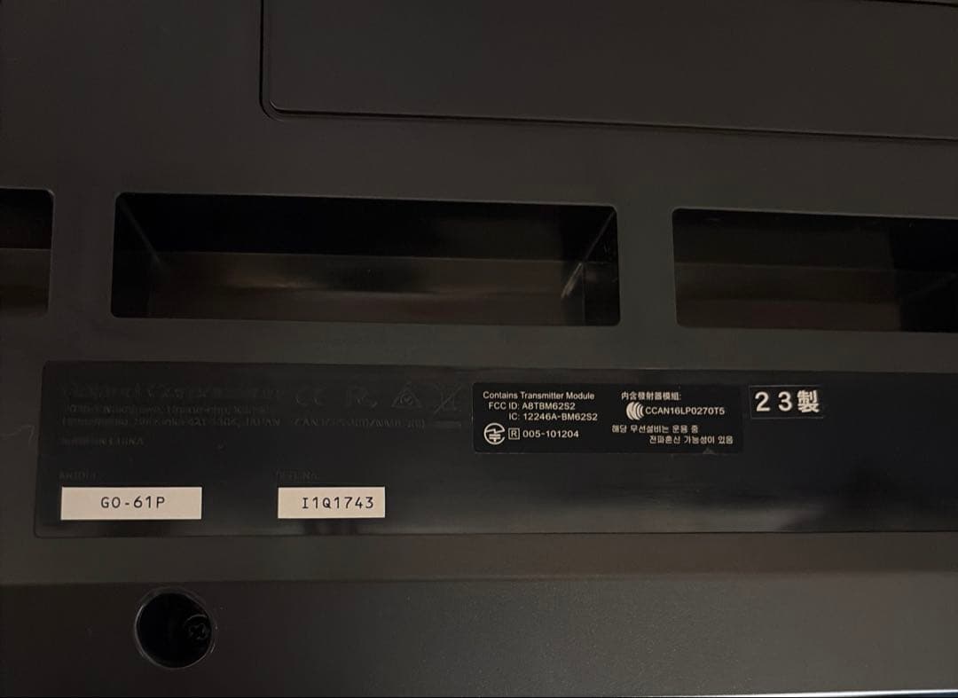 Roland GO:PIANO GO-61P 電子ピアノ キーボード 2023年