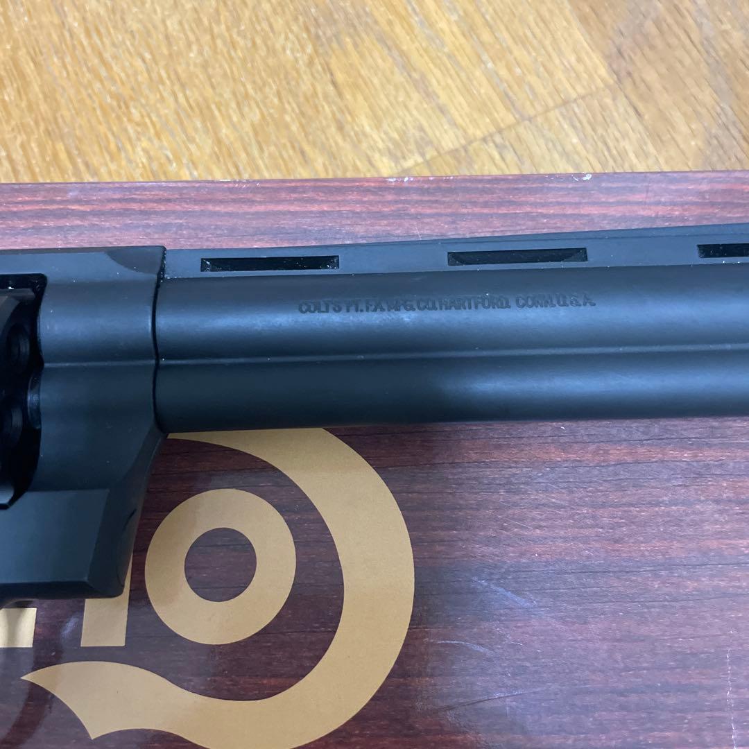 タナカ製コルトパイソン木製グリップペガサス式ガスガン