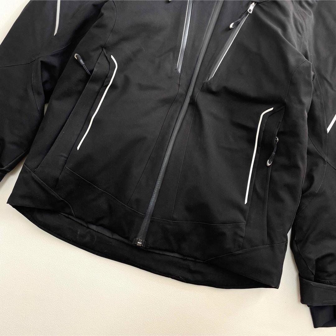 6687【美品】フェニックス　スキージャケット　チケットホルダー付　ブラック
