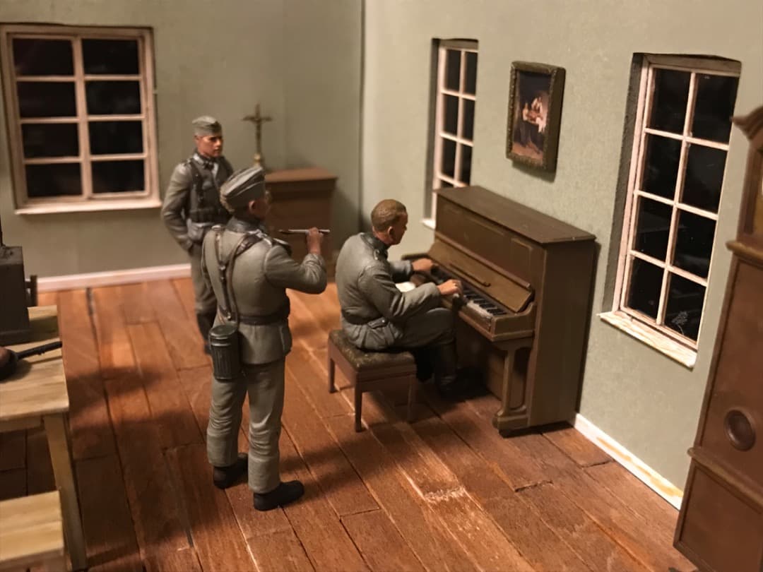 ジオラマ 1/35 タミヤ　cobaanii　イタレリ　ドイツ軍　完成品