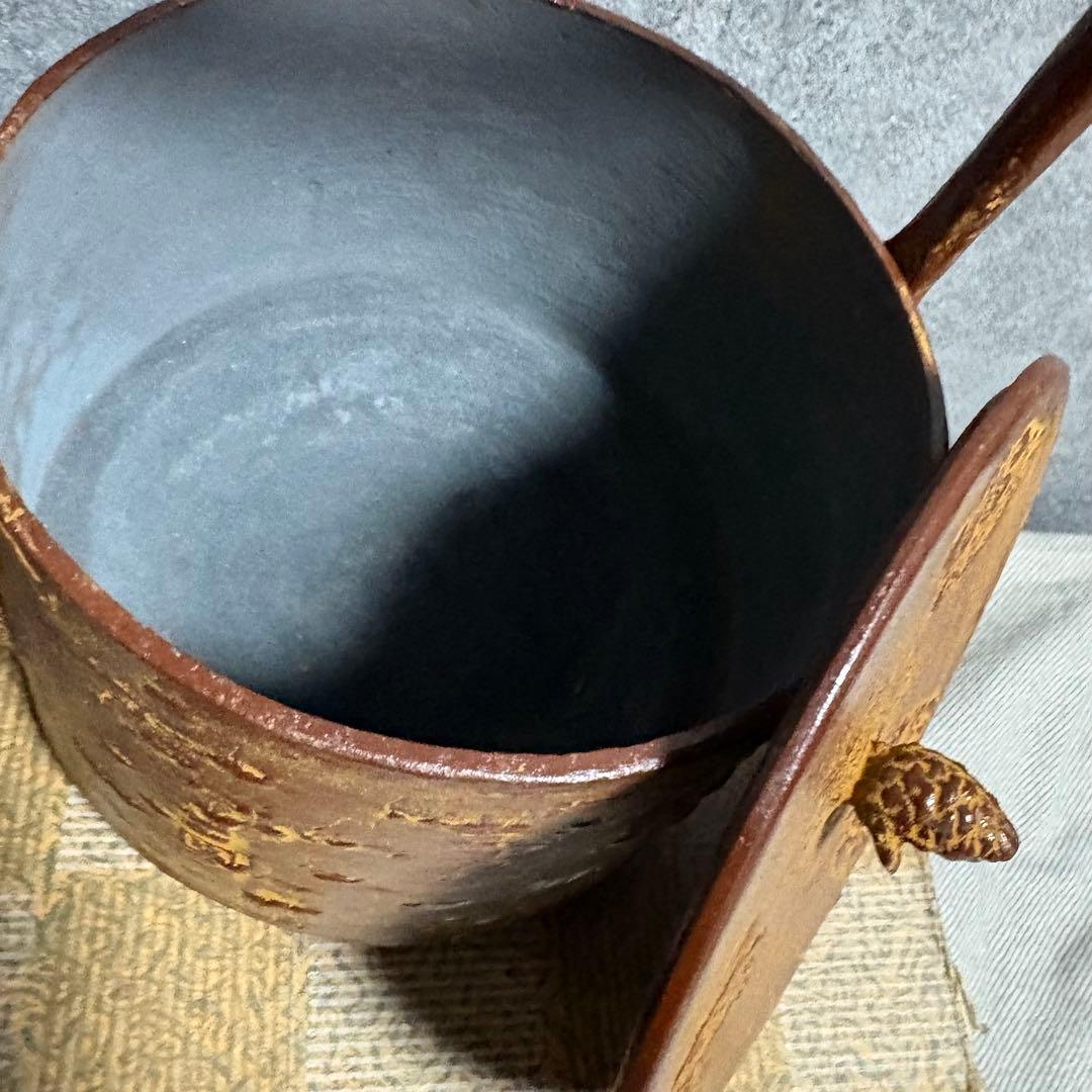 新品　南部鉄器　「桜皮寸筒」急須・やかん「盛榮堂」