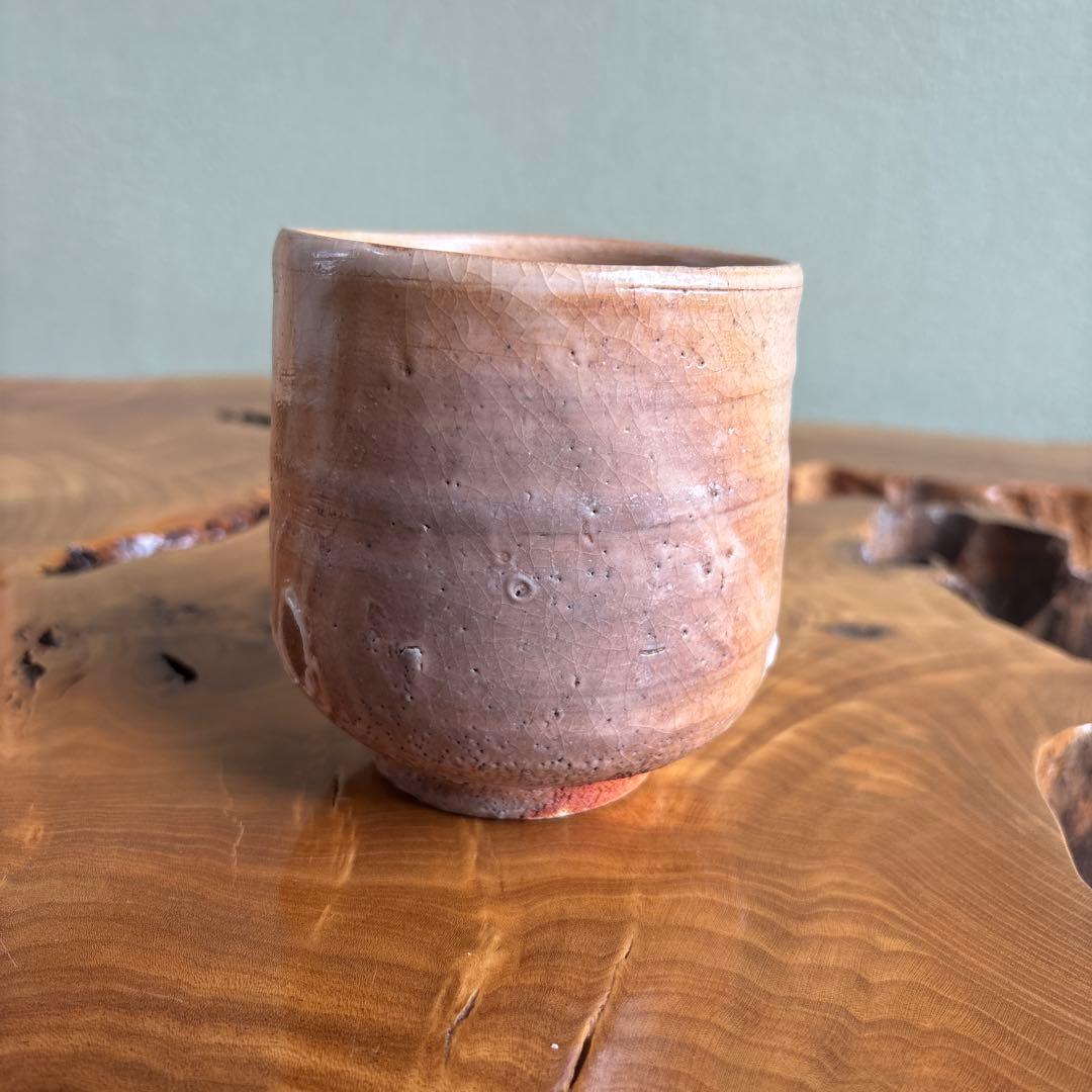 朝倉窯 筒茶碗 山内達雄作 抹茶碗 茶道具 共箱