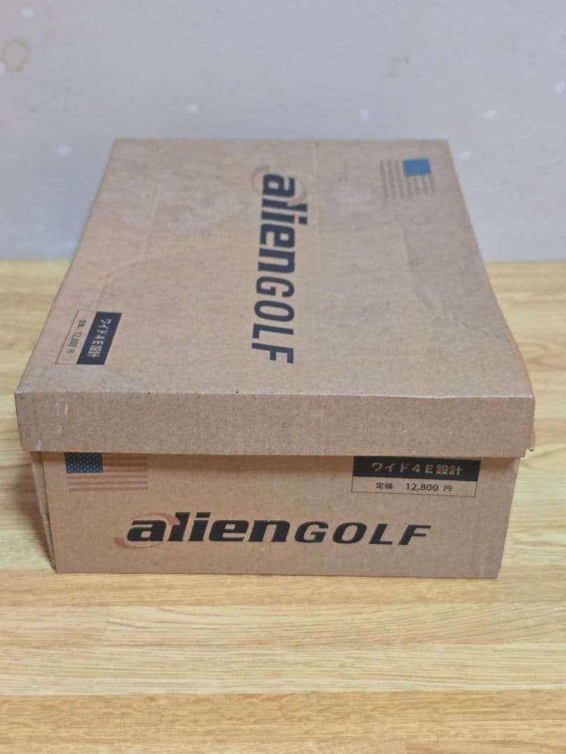 #1816 alienGOLF 女性用ゴルフシューズ ホワイト/ピンク