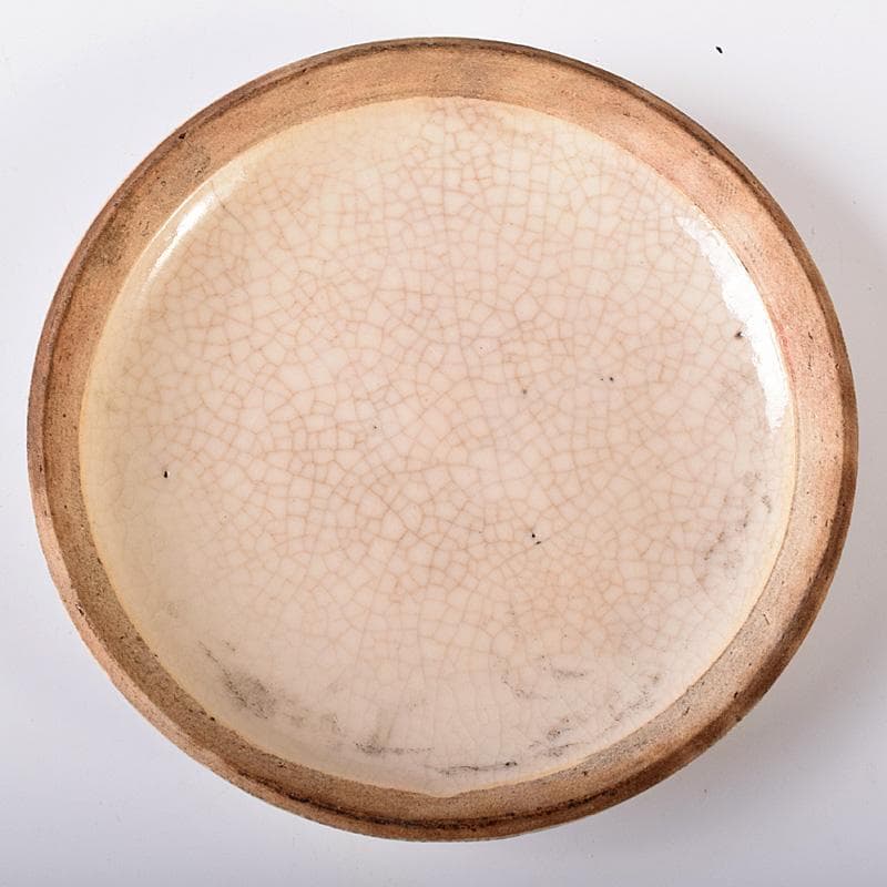 中国　大清康煕年製款　青花　唐子文　香合　時代箱付　G　R8252