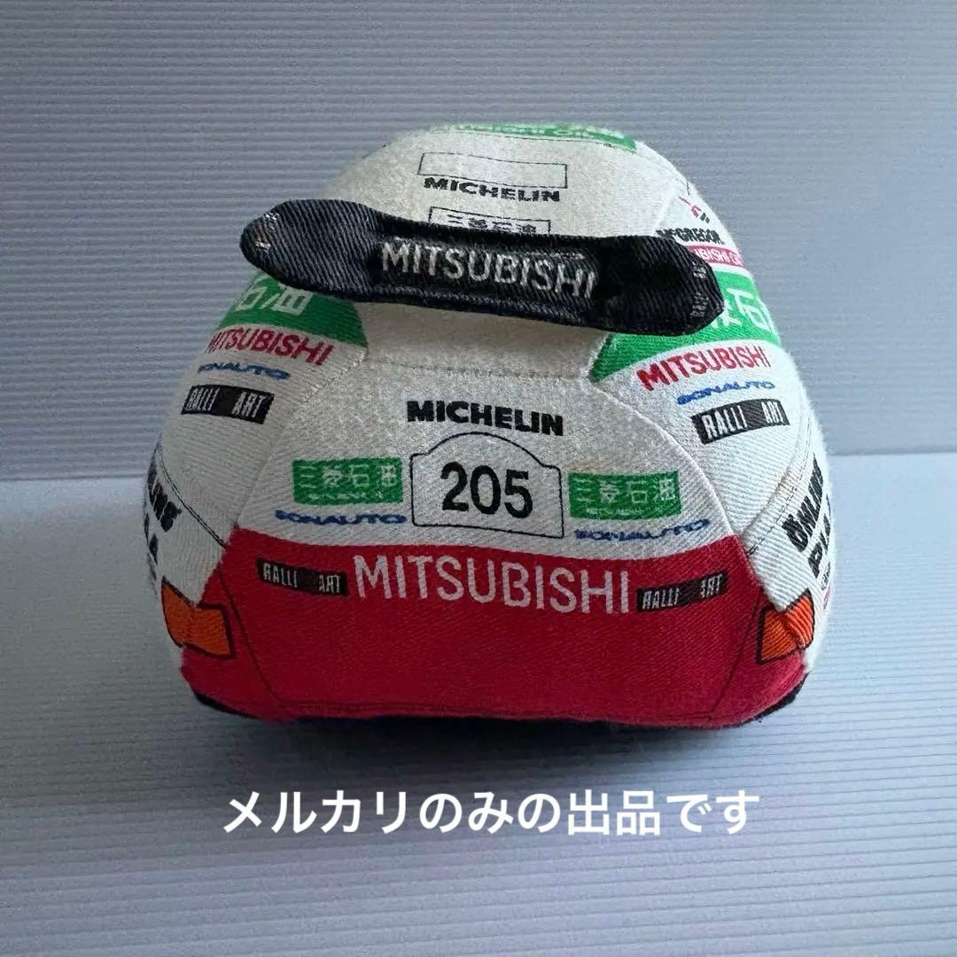 ぬいぐるみ　パジェロ　三菱石油 ラリーアート 205号　篠塚建次郎ダカールラリー