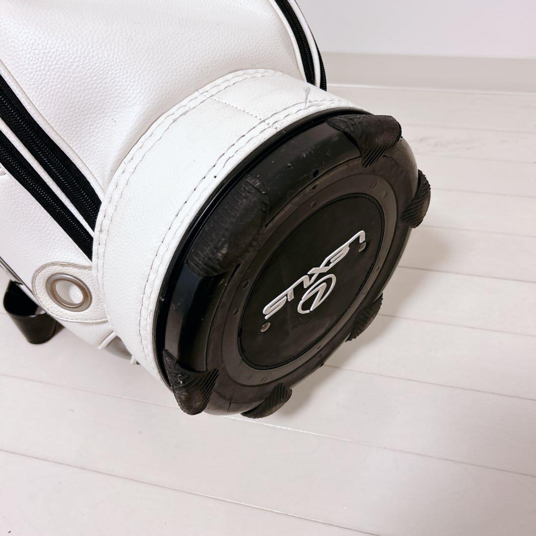 【美品】LEXUS キャディバッグ ホワイト/ブラック 清掃済み