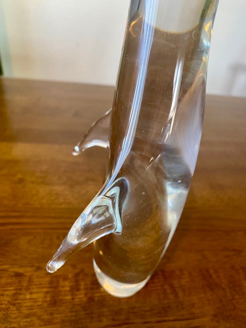 ムラーノガラス ペンギン置物 27cm Murano Italy ヴィンテージ