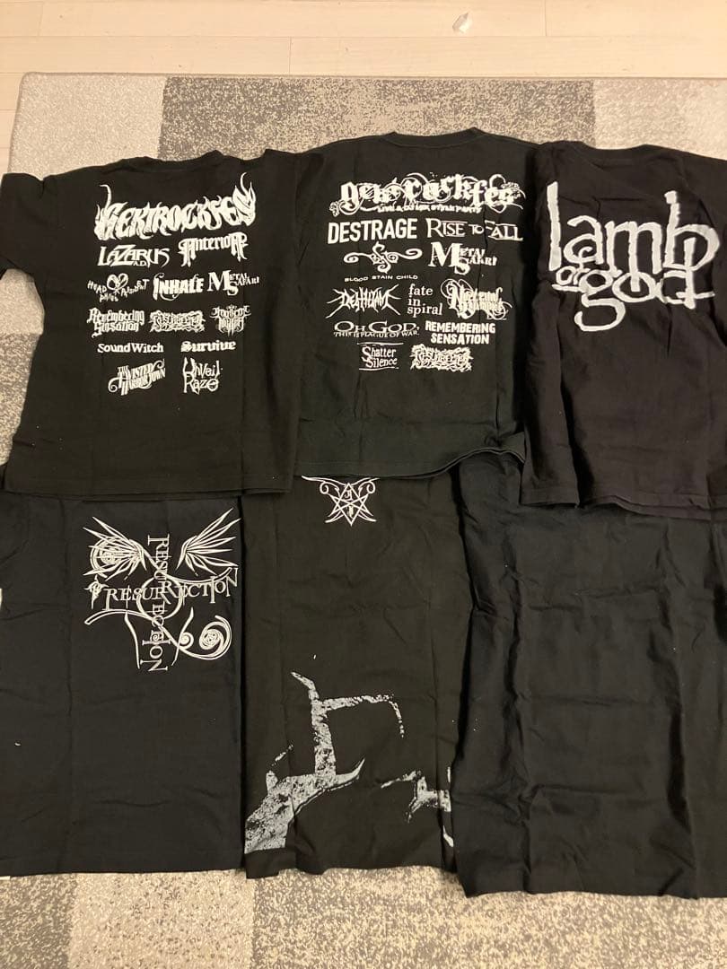 バンドTシャツセット（Lamb of God他）