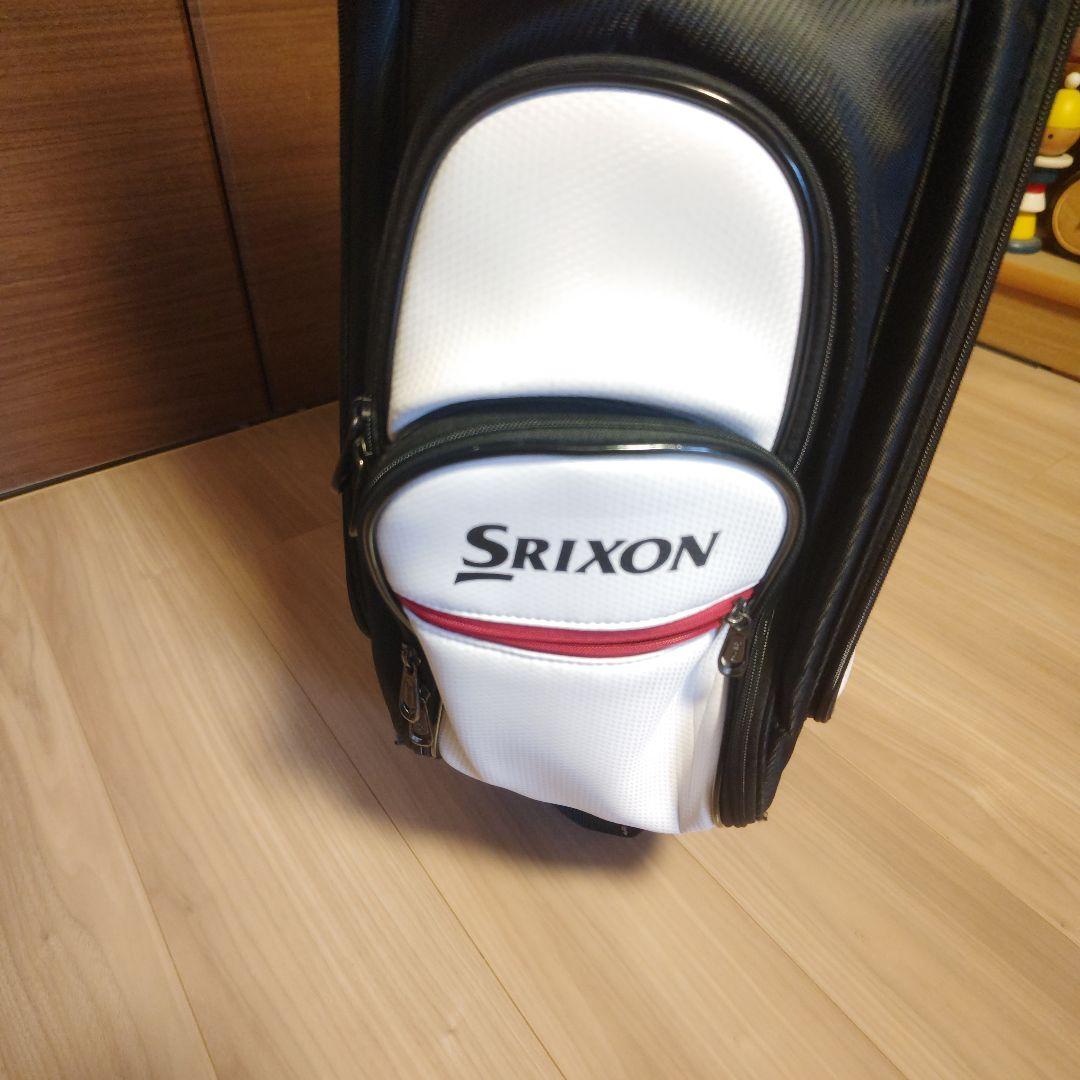 Srixon キャディバッグ ホワイト/レッド/ブラック