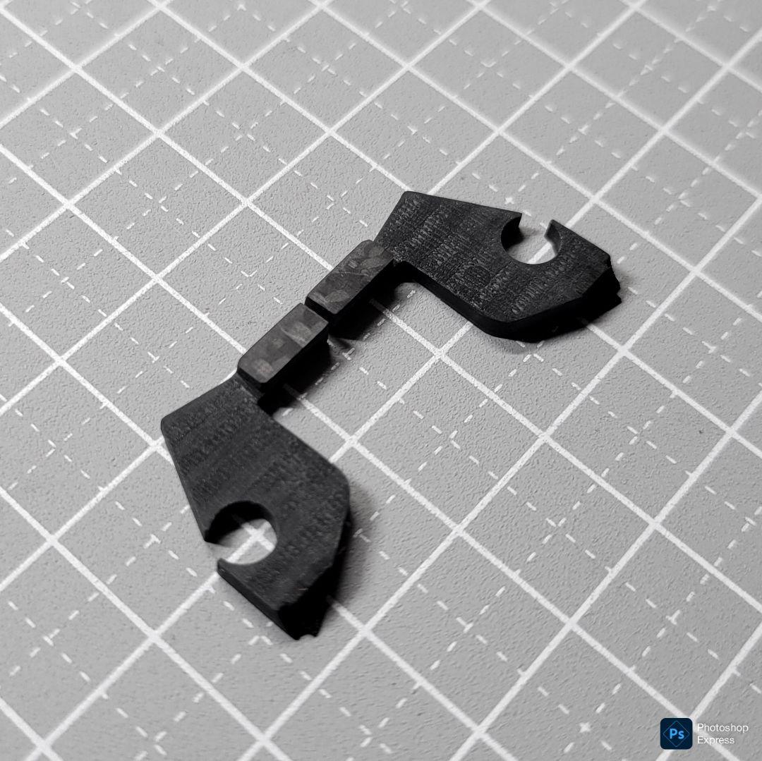 【CNC立体加工】 MEシャーシ フロント補強 カーボンパーツ ME-Fix4