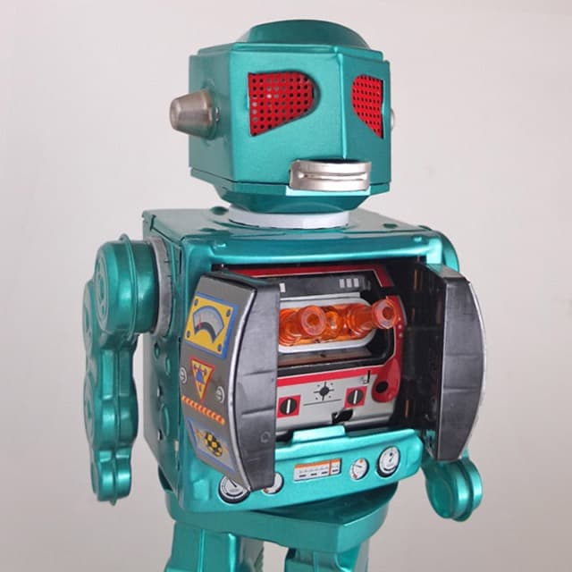 美品メタルハウス 流星魔神[希少メタリックグリーン] ティントイロボット1体付き