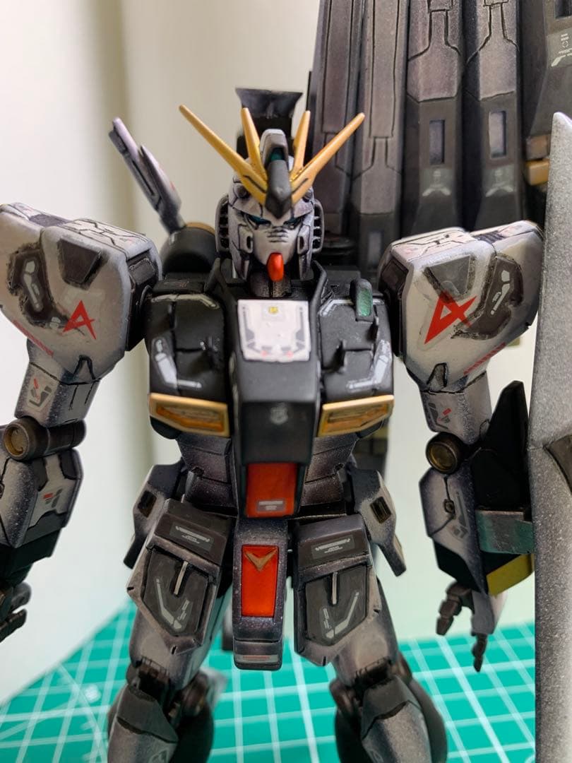 HG νガンダム　全塗装・ディテールアップ仕上げ