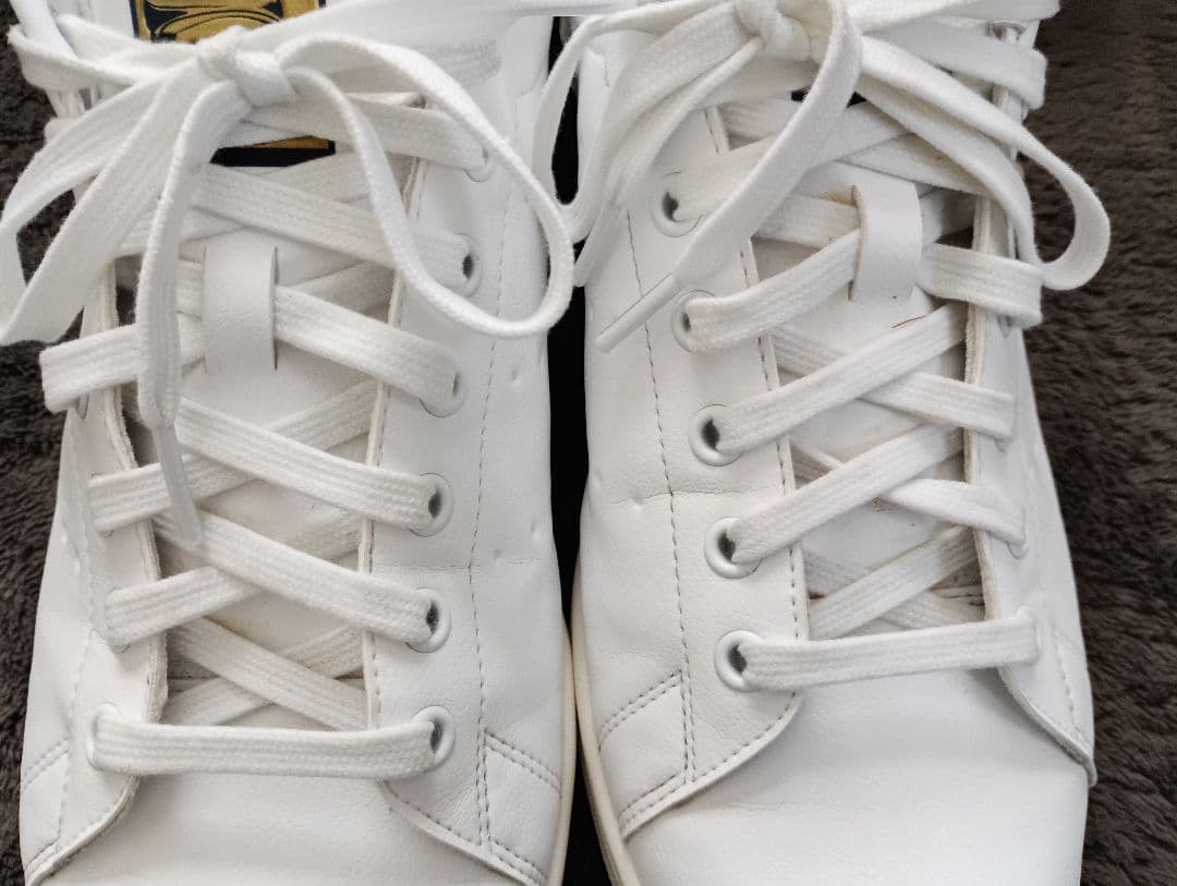 ☆極美品☆adidas Stan Smith ホワイト/ネイビー ゴルフシューズ