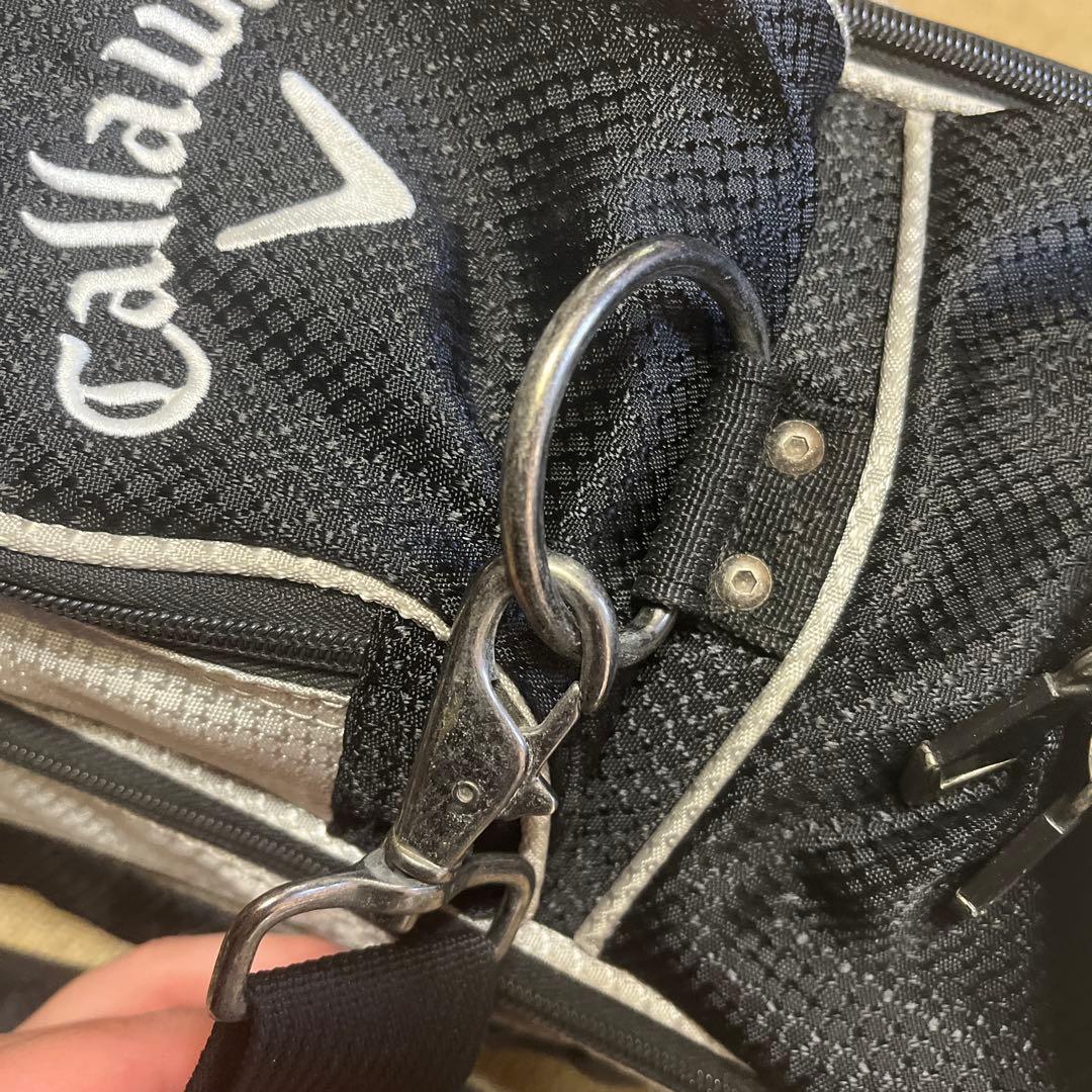 Callaway キャロウェイ キャディバッグ ゴルフバックブラック/シルバー