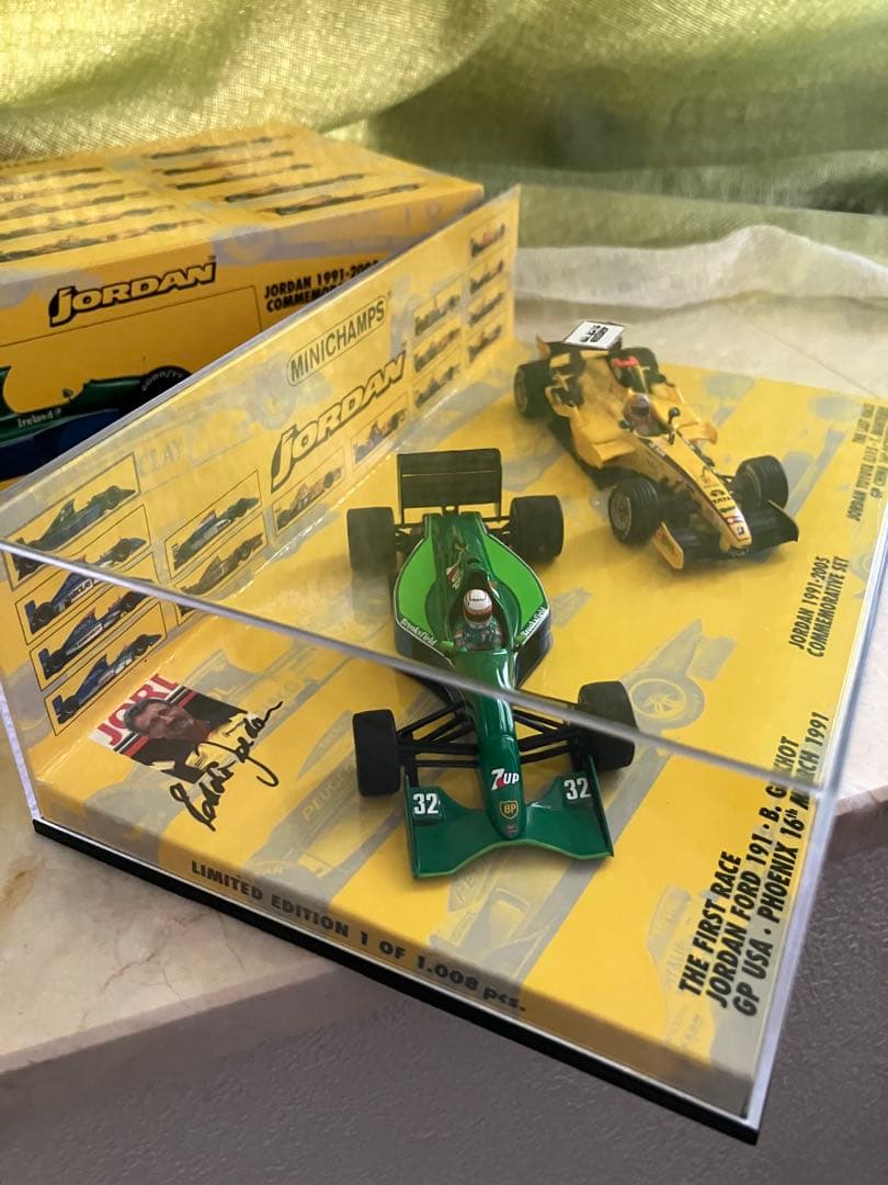 ミニチャンプス　F1 1/43 JORDAN1991&JORDAN2005