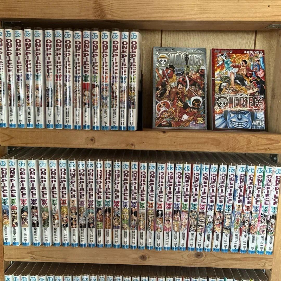 ONE PIECE ワンピース（1〜110巻）[10巻以降は初版]ブックカバー付
