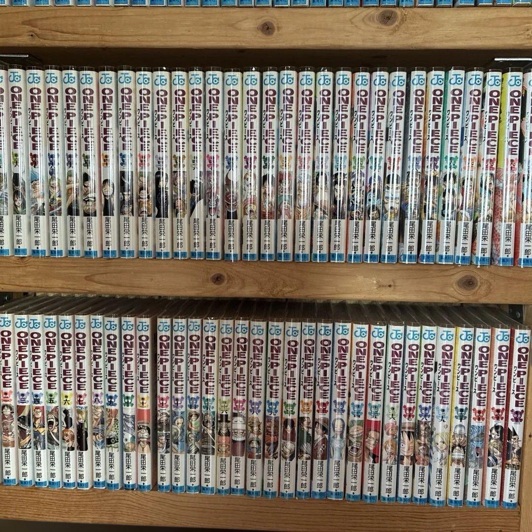 ONE PIECE ワンピース（1〜110巻）[10巻以降は初版]ブックカバー付