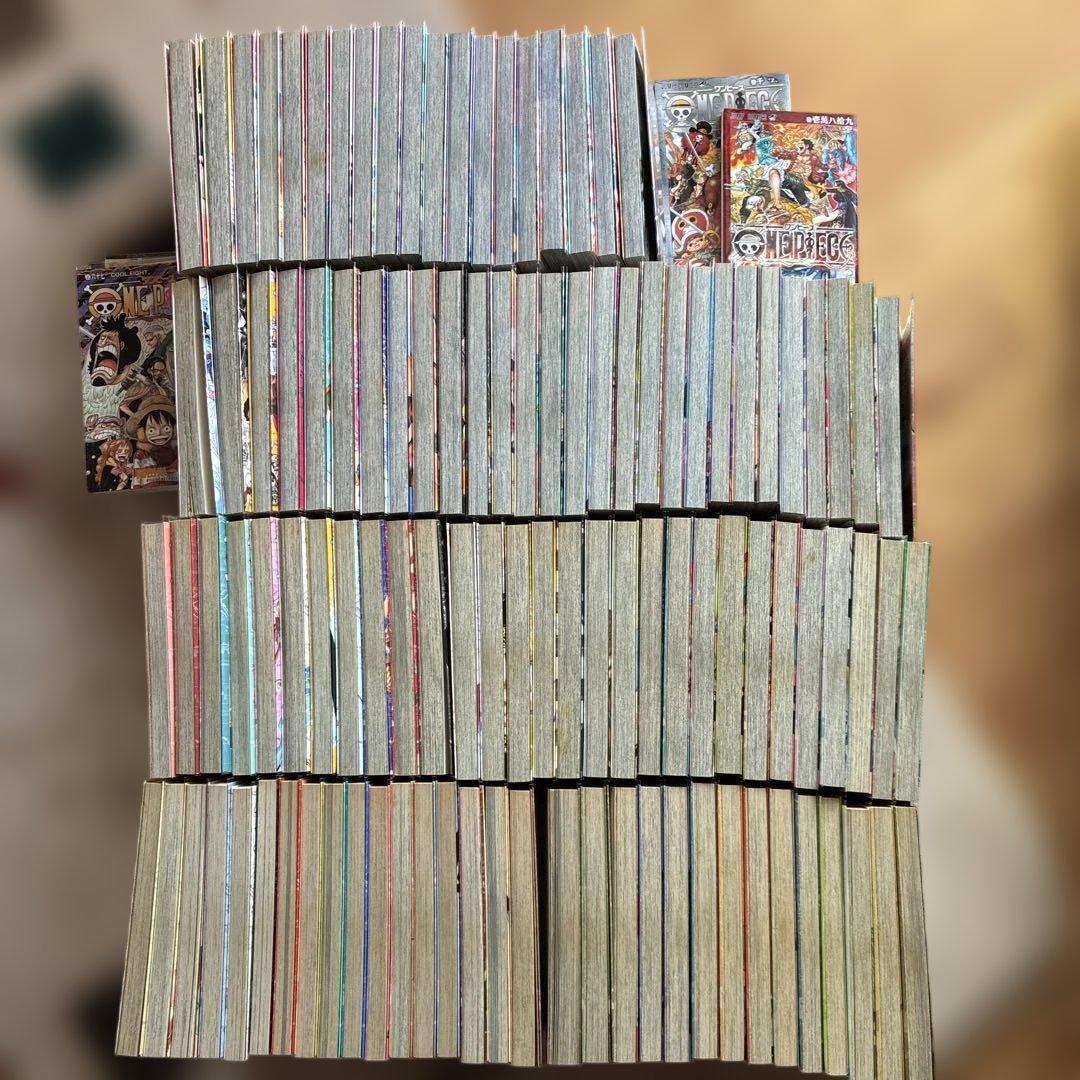 ONE PIECE ワンピース（1〜110巻）[10巻以降は初版]ブックカバー付