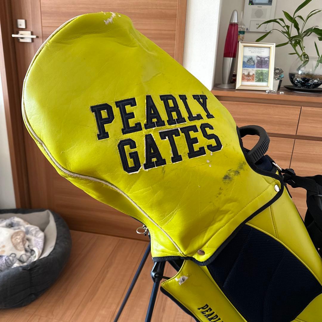 美品！PEARLY GATES ゴルフバッグ 89 イエロー