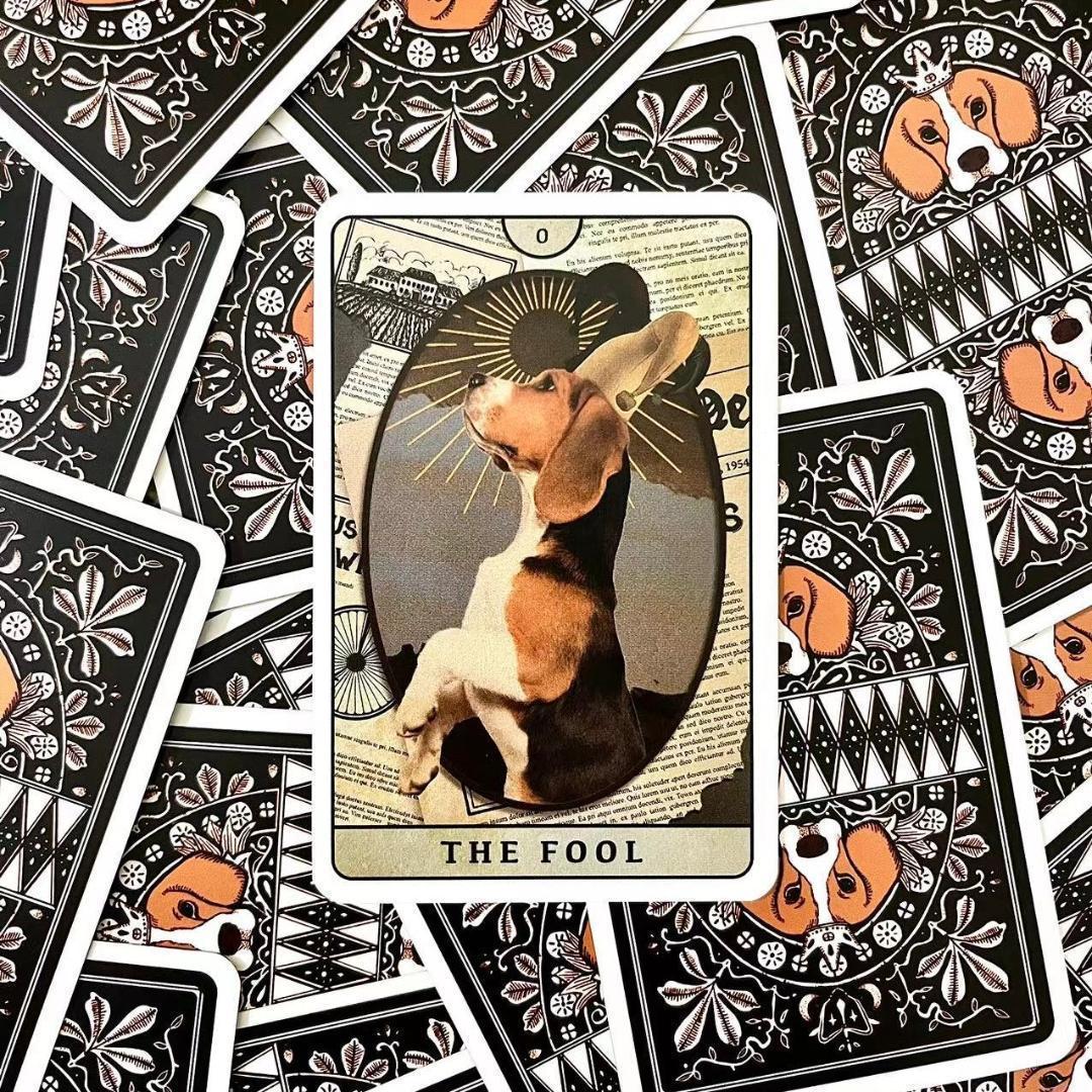 【正規品タロットカード】ビーグル犬好きさん必見✨超キュートなビーグル犬のデッキ