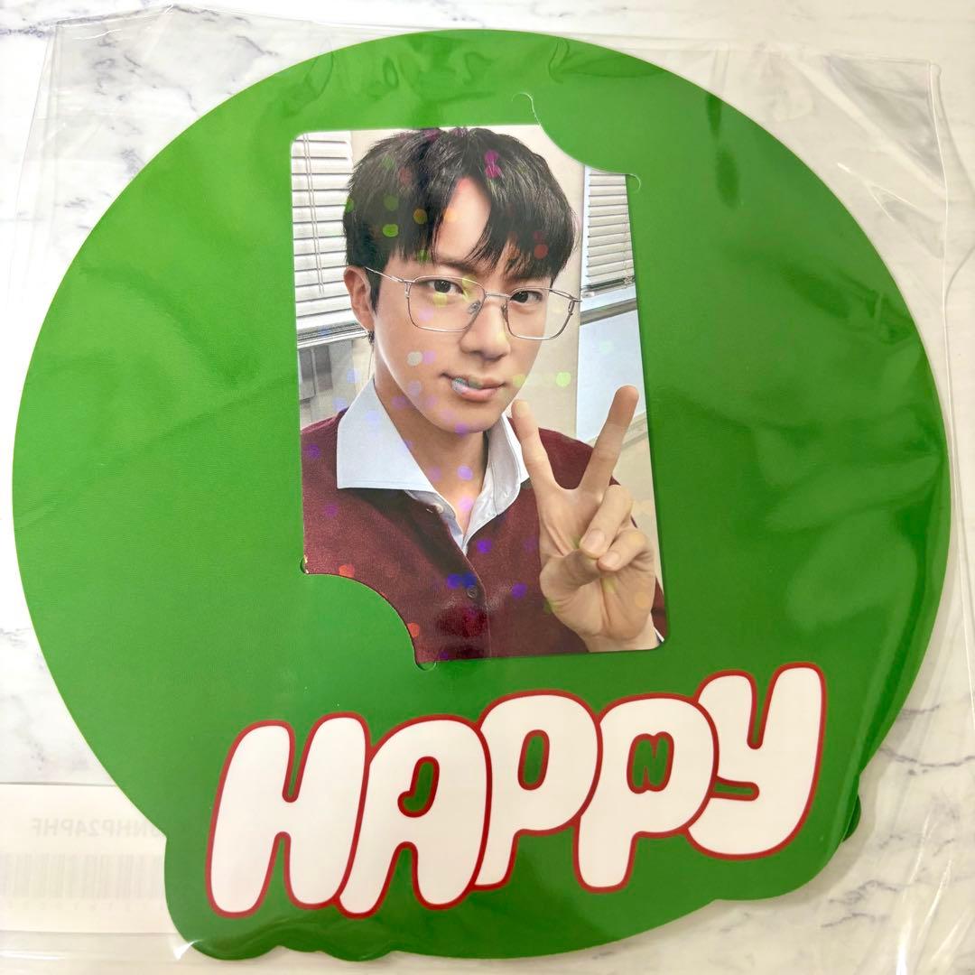 【BTS/JIN】HAPPY 3形態セットとラキドロカード×4組(新品未開封)