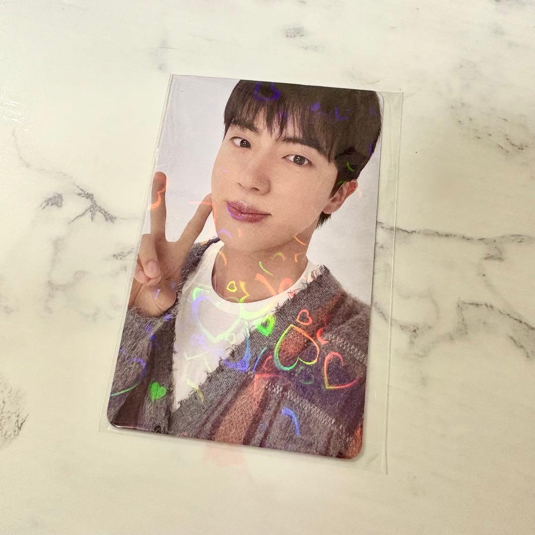 【BTS/JIN】HAPPY 3形態セットとラキドロカード×4組(新品未開封)