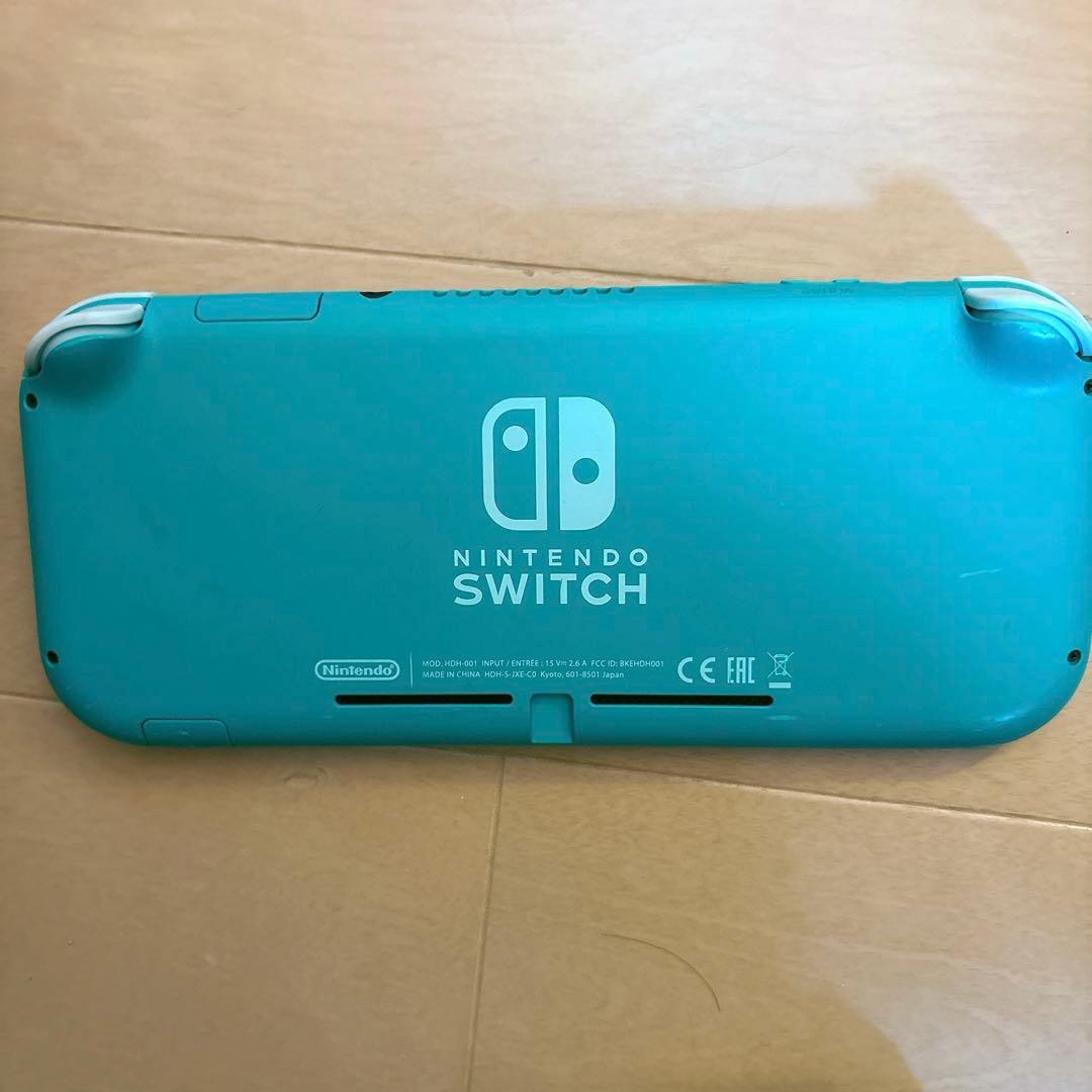 【ジャンク品】Nintendo Switch Lite ターコイズ 本体 箱あり