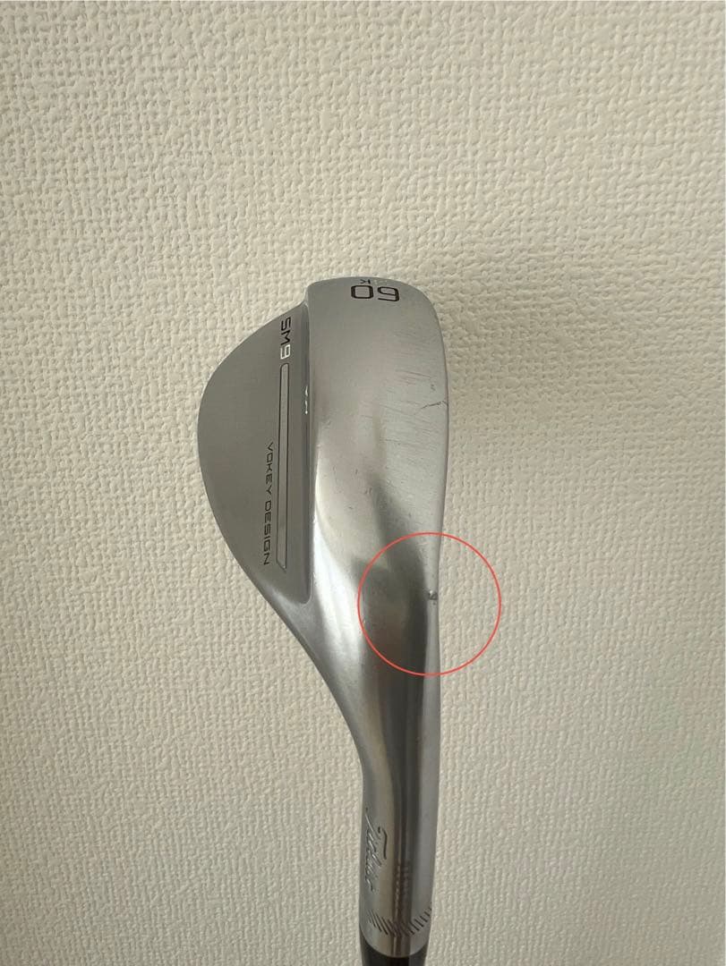 人気 タイトリストSM9 60度 ボーケイウェッジ Kグラインド 希少