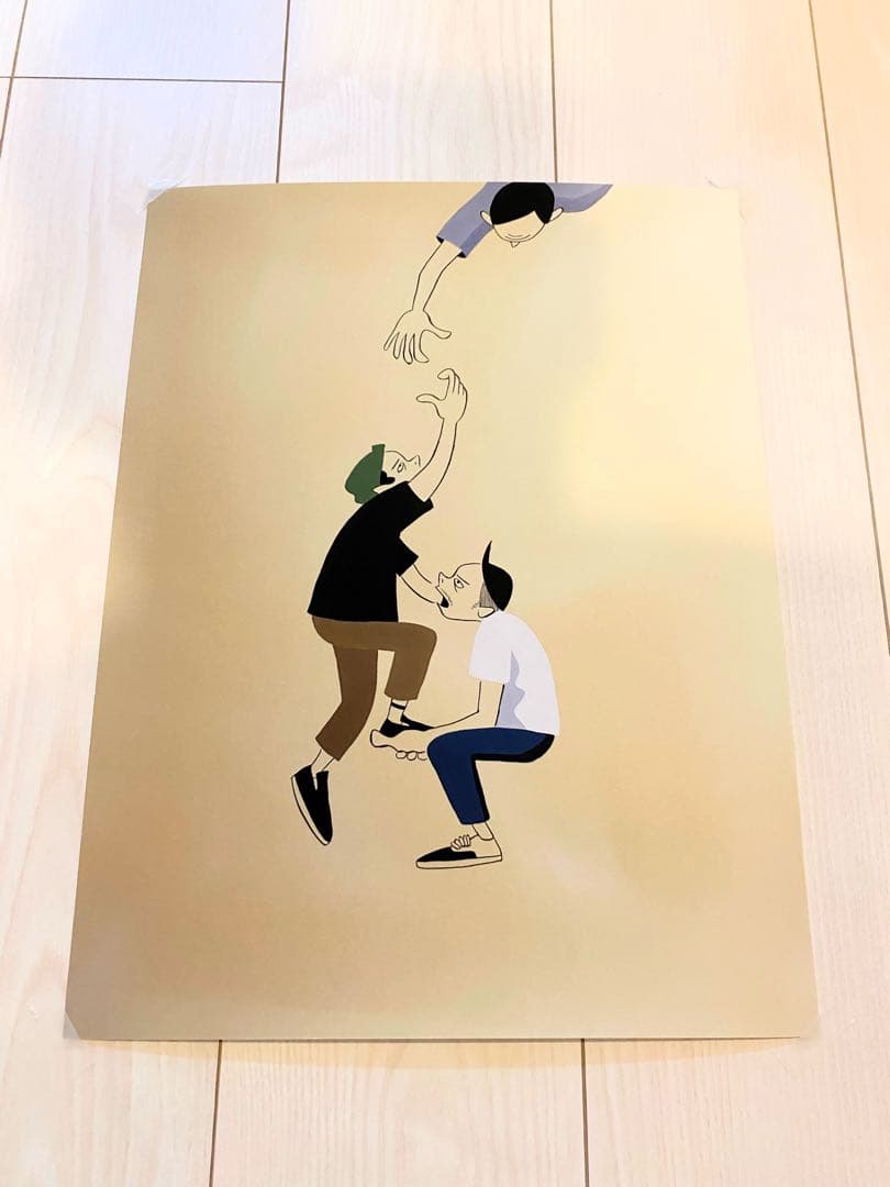 花井祐介　新作ポスター　yusuke hanai シルクスクリーン