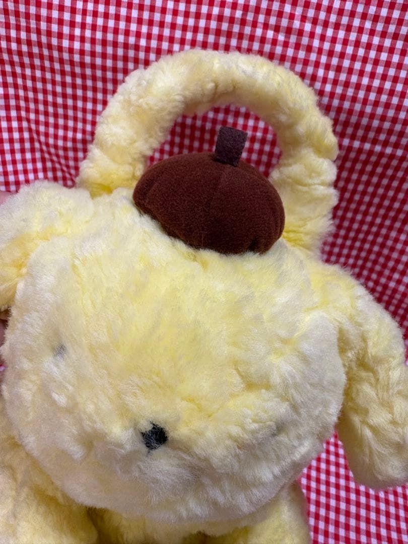 ポムポムプリン レトロ ぬいぐるみバッグ