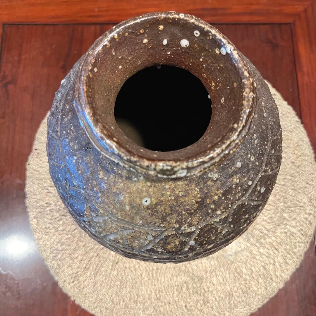 信楽焼　壺　花器　花入　Japanese traditional crafts