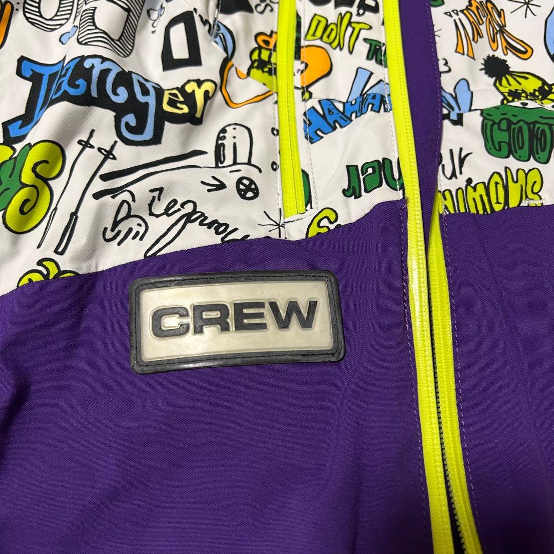 【美品】ミズノCREW 高機能ウェア スキーウェア上 XS 下 S