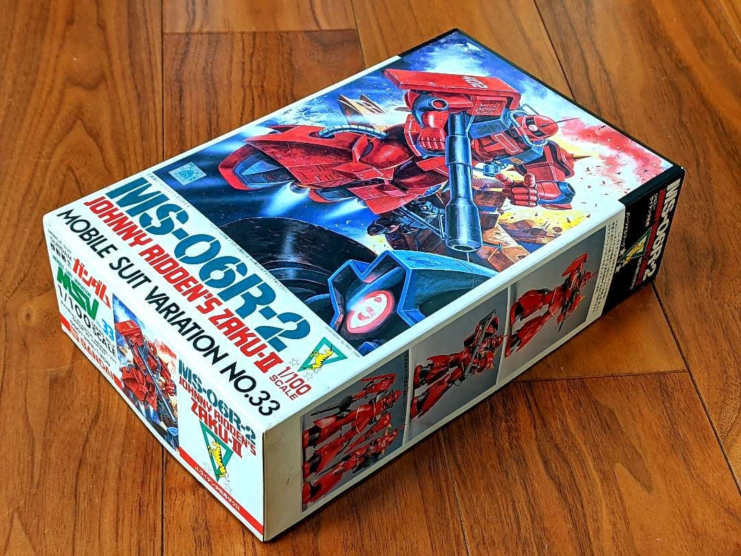 【貴重当時物未組立品】機動戦士ガンダムMSV ジョニーライデン少佐専用ザクⅡ