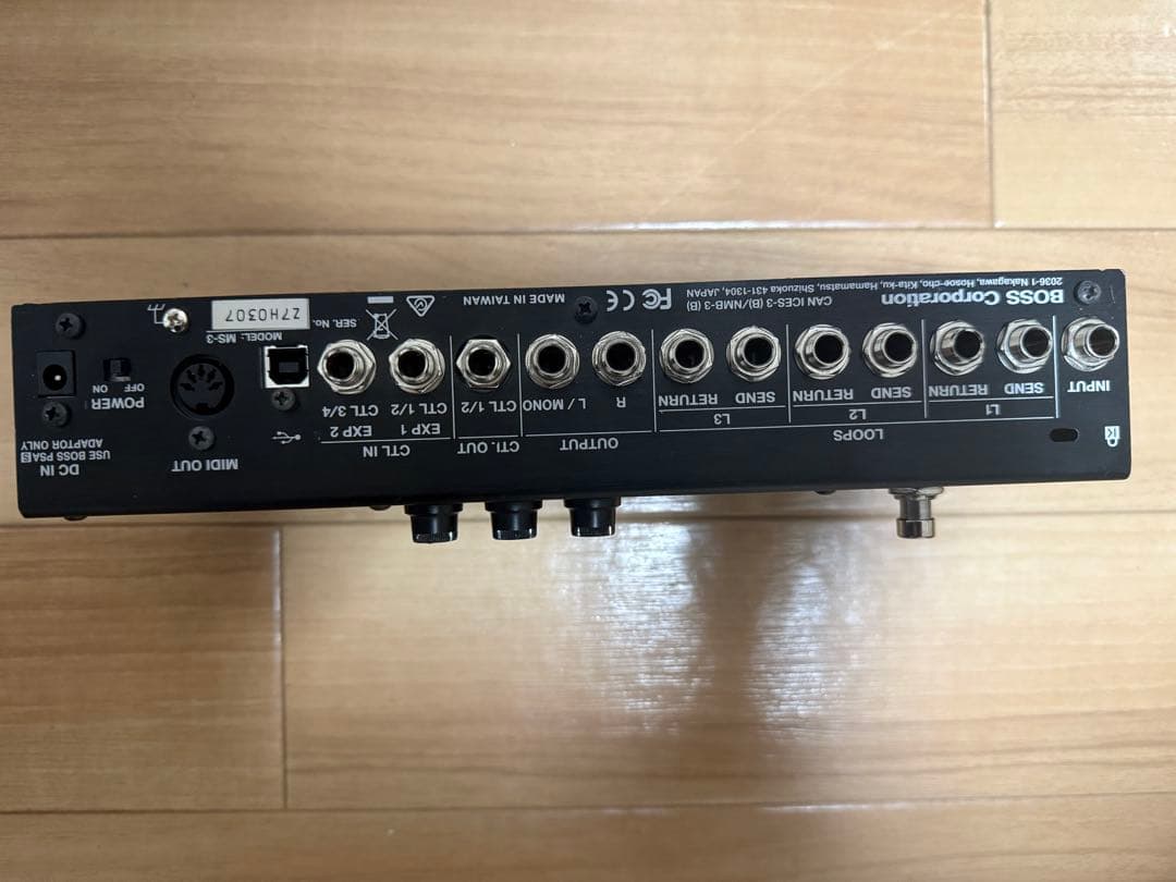 boss ms-3 スイッチャー
