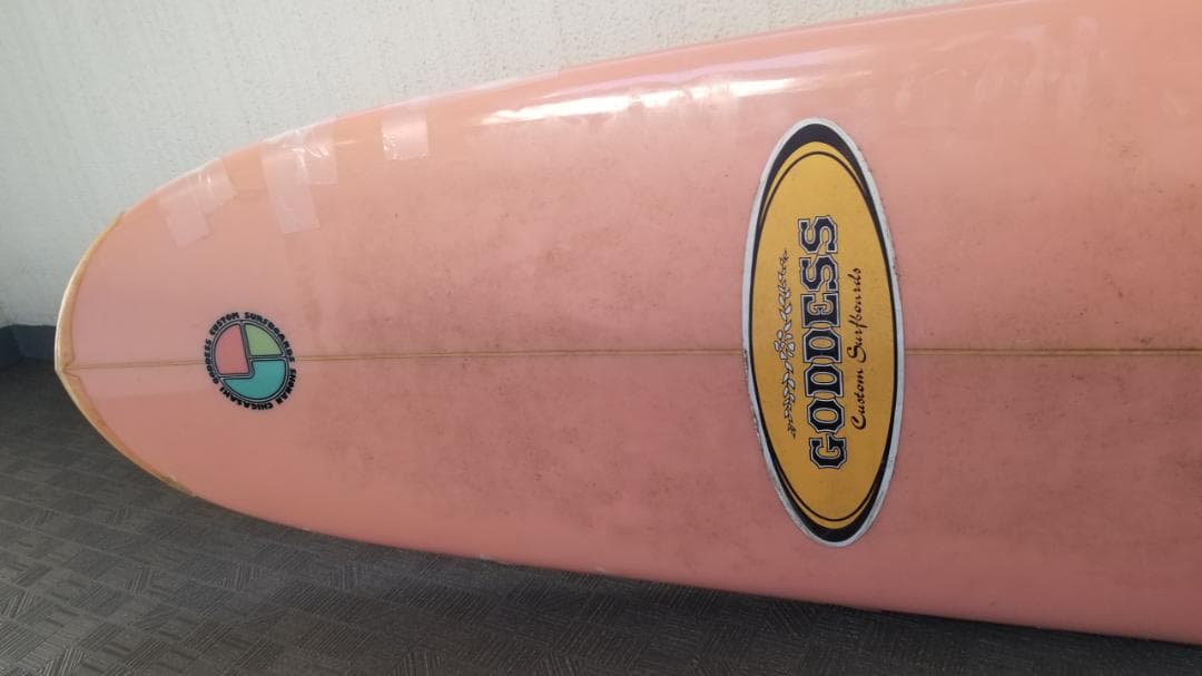 GODDESS ゴッデス サーフボード ロング トライフィン 中古美品