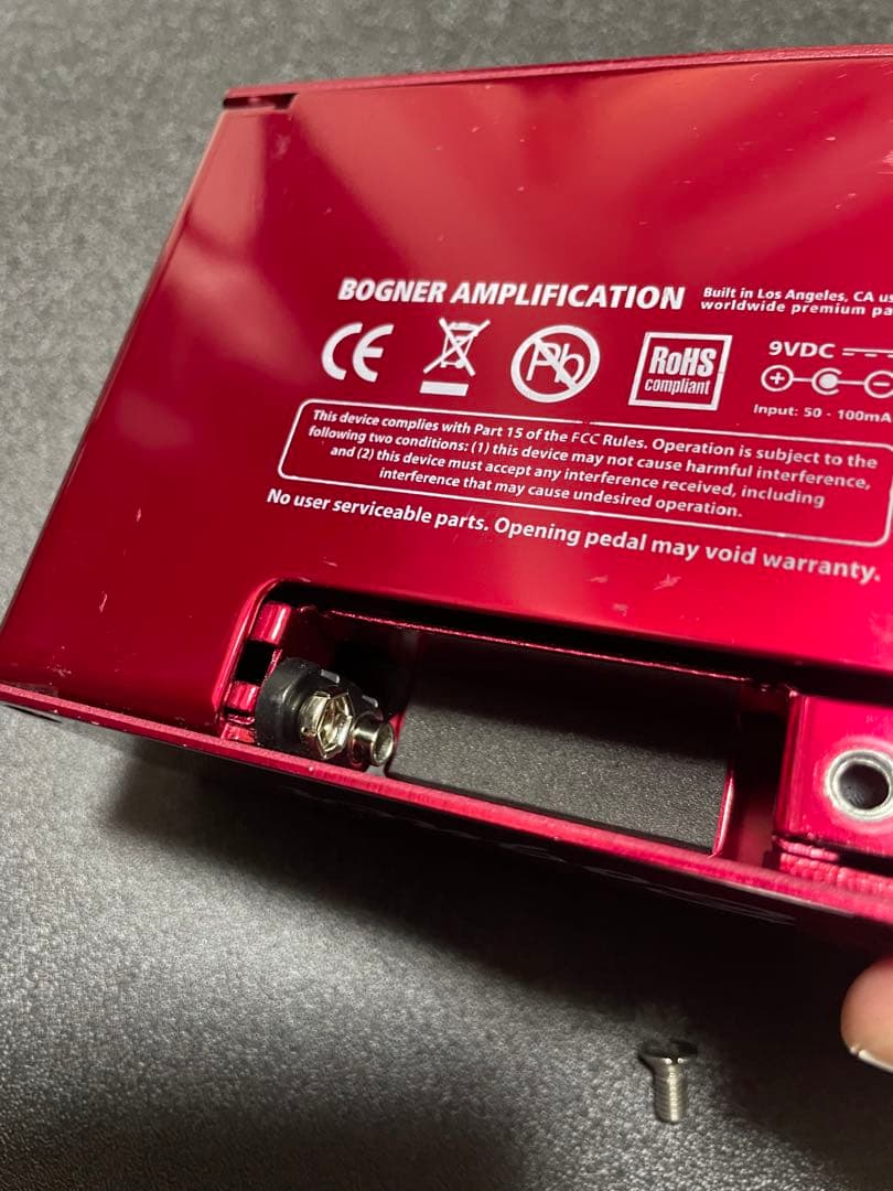 ギター Bogner ecstasy red