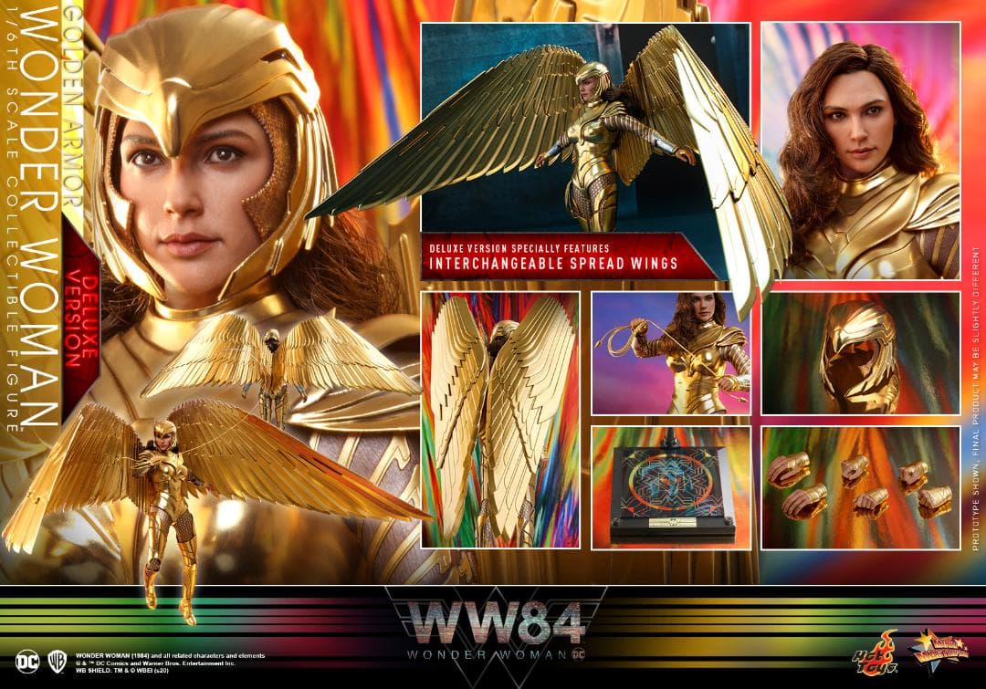 ホットトイズ ワンダーウーマン ゴールドアーマー版 ボーナスアクセサリー付 新品