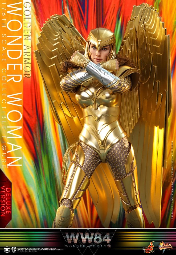 ホットトイズ ワンダーウーマン ゴールドアーマー版 ボーナスアクセサリー付 新品