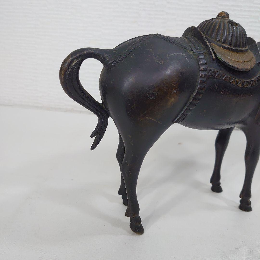 馬の香炉 約25cm ブロンズ 干支 置物