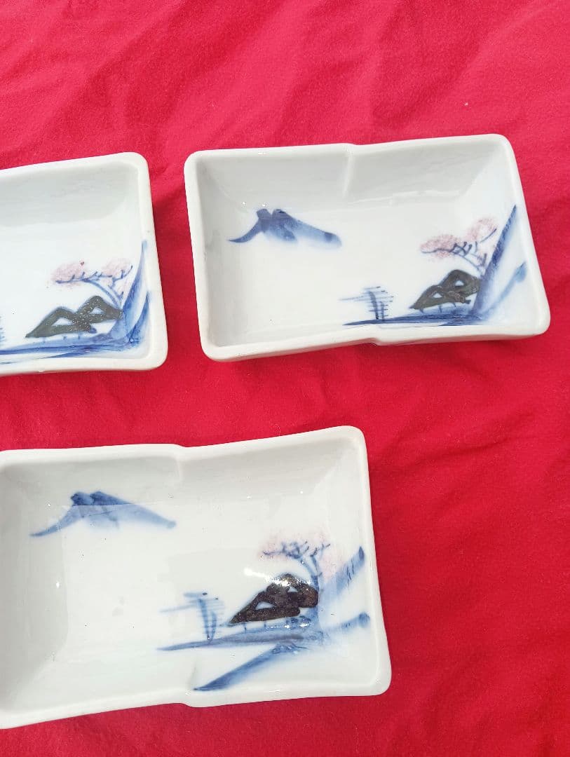 古伊万里　小皿　角皿　５枚