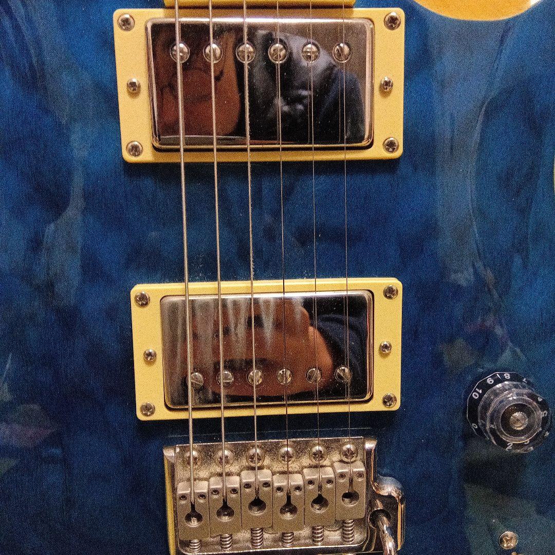 健*爺様 PRS SE Custom ブルーマテオ エレキギター　セイモア・ダン