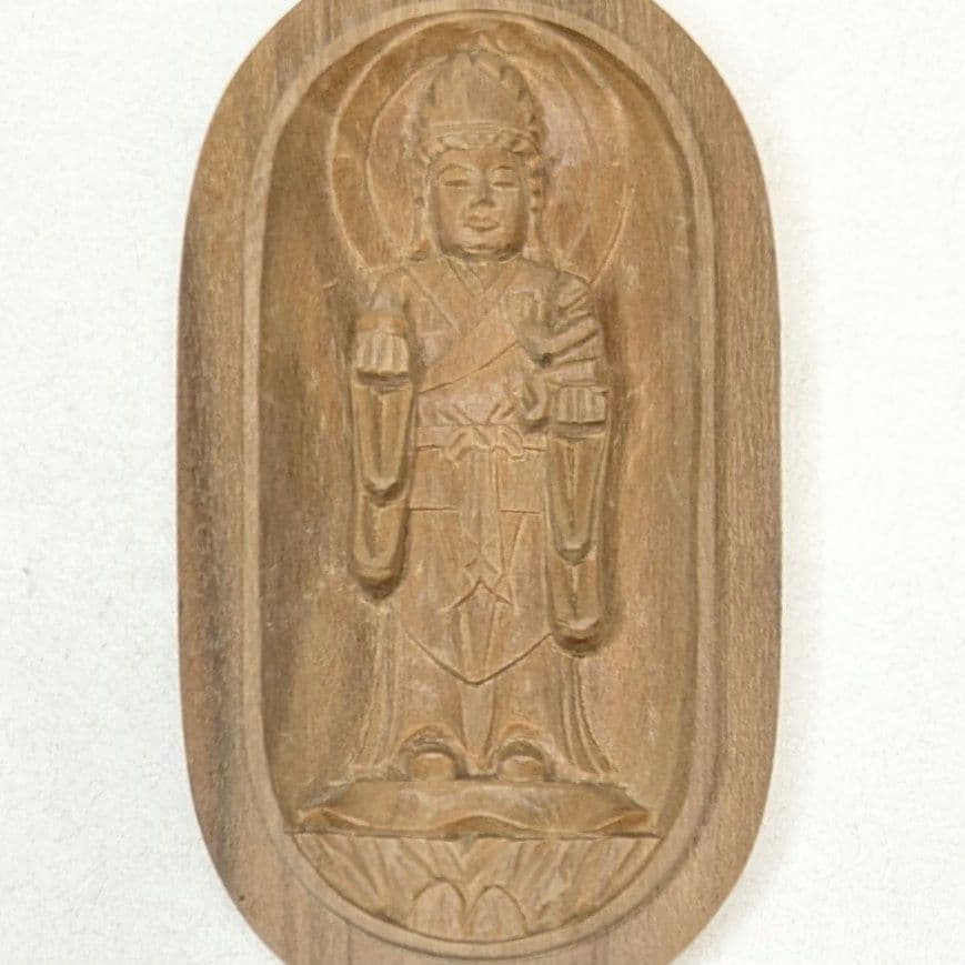 【フォロー割・新品】 香合仏　子安鬼子母神　白檀　仏龕　懐中仏　鬼子母神