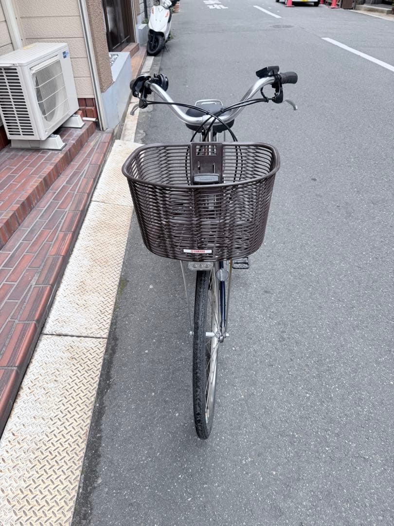 大阪府　ヤマハ　電動アシスト自転車 ネイビー 内装3段ギア