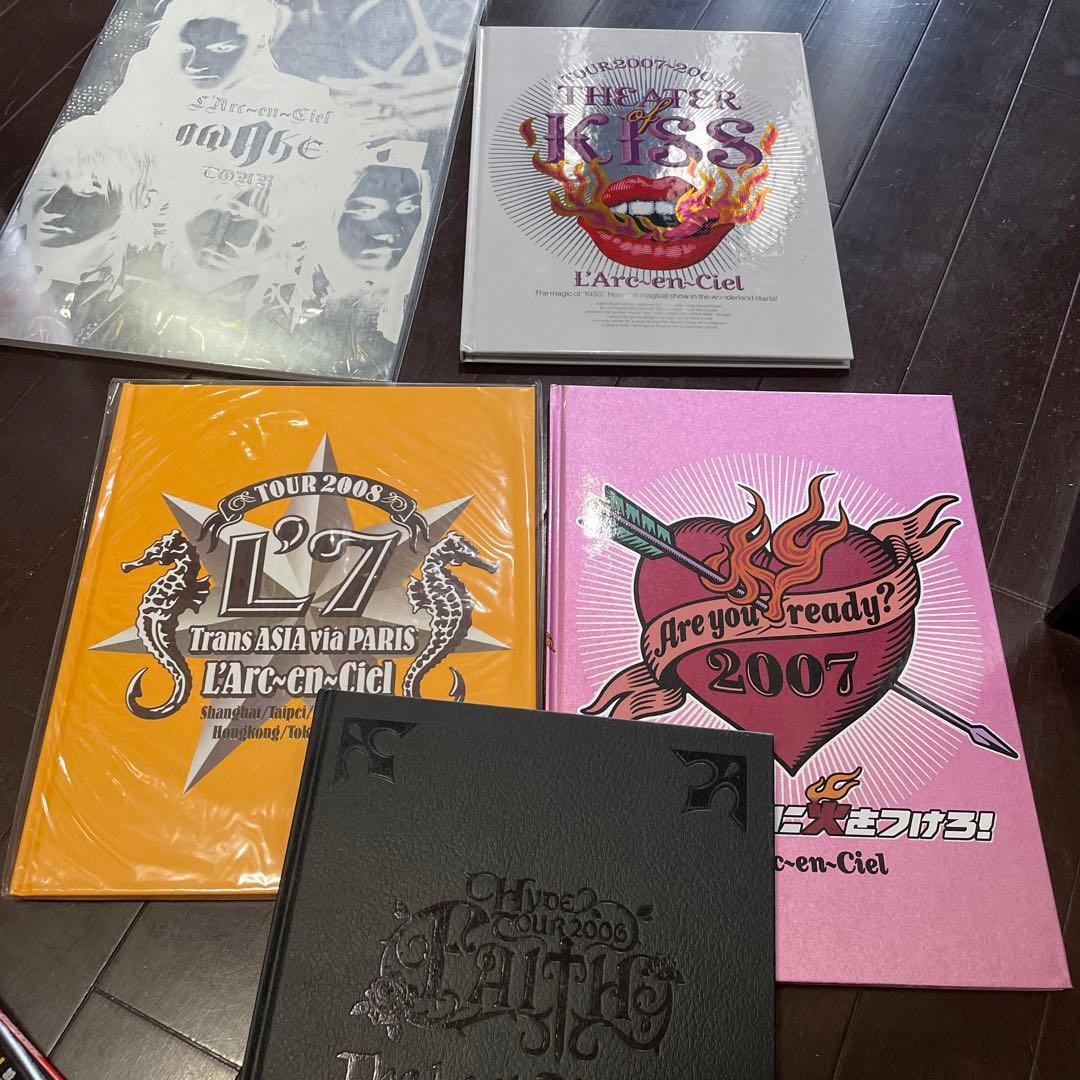 L'Arc~en~Ciel 会報　雑誌　写真集　ライブパンフ　チラシ