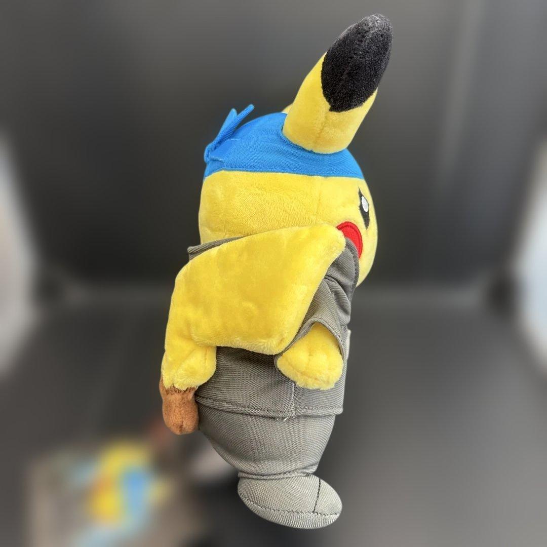 ポケモン　ぬいぐるみ　ボスごっこピカチュウ　アクア団　アオギリ