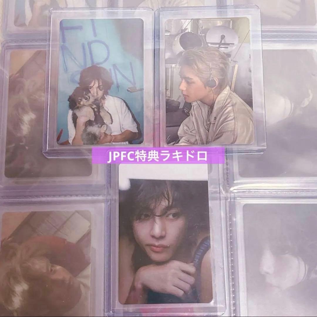 BTS V layover 3形態 トレカ jpfc ユニバ 特典 ラキドロ