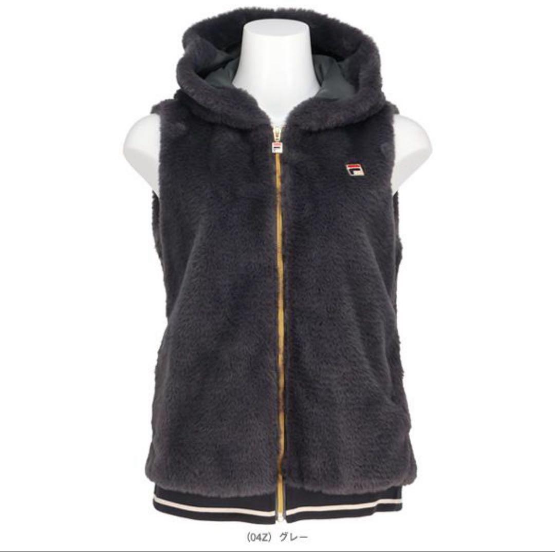 【新品未使用】 FILA テニス レディース ファーベスト グレー Mサイズ